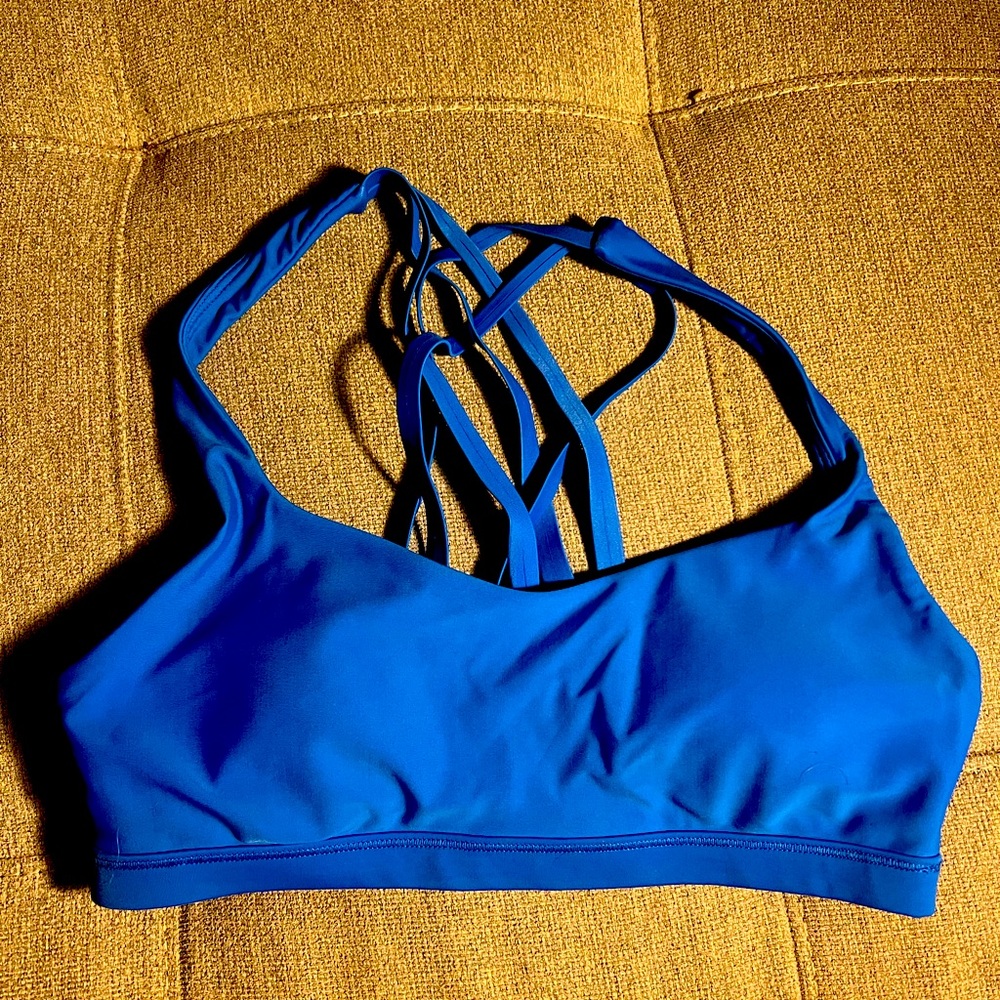 Never worn lululemon Royal blue sports bra - NWOT
